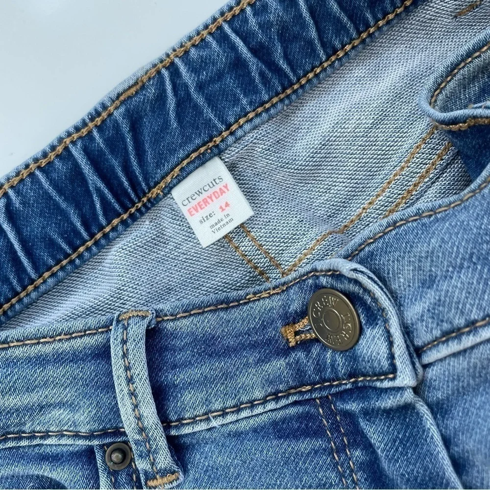 J.Crew Crewcuts Girls' Runaround Jean in Denim Wash Size 14